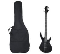 Guitare Basse Électrique pour Débutants avec Sac Musique Noir 4/4 46" vidaXL