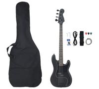 Guitare Basse Électrique Pour Débutants Avec Sac Noir 4/4 46