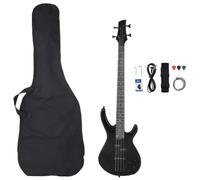 Guitare Basse Électrique Pour Débutants Avec Sac Noir 4/4 46