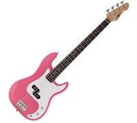 Guitare Basse LA par Gear4music, Rose