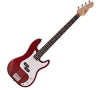Guitare Basse LA par Gear4music, Rouge Rouge