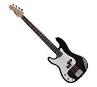 Guitare Basse LA pour Gaucher par Gear4music, Noir