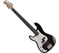 Guitare Basse LA pour Gaucher par Gear4music, Noir