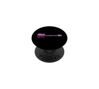 Guitare Basse Lake Shadow Love Reflection Silhouette Métal PopSockets PopGrip Adhésif