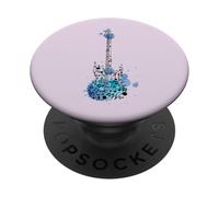 Guitare Basse Musique Classique Groupe Musicien Splash Concert PopSockets PopGrip Adhésif