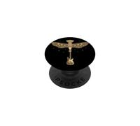 Guitare Basse Rock Heavy Metal Band Musicien PopSockets PopGrip Adhésif