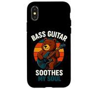 Guitare Basse Soothes My Soul Design rétro Coque pour iPhone X/XS