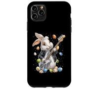 Guitare Bassiste Bassiste Guitariste Lapin œuf Lapin de Pâques Coque pour iPhone 11 Pro Max
