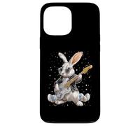 Guitare Bassiste Bassiste Guitariste Lapin œuf Lapin de Pâques Coque pour iPhone 13 Pro Max