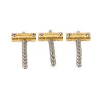 Guitare Brass Bass Bridge Saddle 3pcs Haute durabilité Bright Corrosion Résistant à la corrosion Guitare Basse Bass Saddle Remplacement pour les guitares folkloriques électriques
