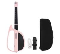 Guitare Brillixa, Guitare Pliable sans Cordes C1 avec Sac de Rangement et accompagnement Automatique, Guitare de Voyage avec système d'accompagnement intégré (Rose)