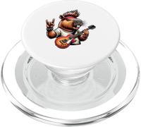Guitare Capybara à Bascule pour Amateurs de Musique PopSockets PopGrip pour MagSafe