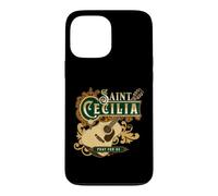 Guitare catholique St Cecilia de Rome Patron de la Musique Coque pour iPhone 13 Pro Max