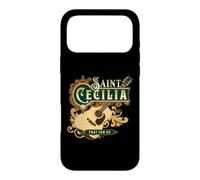 Guitare catholique St Cecilia de Rome Patron de la Musique Coque pour iPhone 17 Pro Max