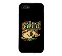 Guitare catholique St Cecilia de Rome Patron de la Musique Coque pour iPhone SE (2020) / 7/8