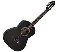 Guitare Classique 3/4 par Gear4music, Noir Noir