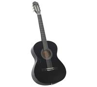 Guitare classique 4/4 pour débutants et confirmés - Guitare acoustique en bois de tilleul de 39" avec cordes en nylon et corps en plastique dur - Guitare de concert parfaite pour les débutants