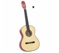 Guitare classique 4/4 - vidaXL - Débutants - Tilleul massif - Marron clair