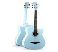 Guitare Classique À Cordes Acier, Taille Standard 38 Pouces, Kit For Débutant Avec Housse, Cordes, Médiators, Guitare De Voyage Portable, 10 Couleurs(H)