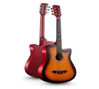 Guitare Classique À Cordes Acier, Taille Standard 38 Pouces, Kit For Débutant Avec Housse, Cordes, Médiators, Guitare De Voyage Portable, 10 Couleurs(I)