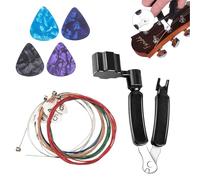 Guitare Classique avec Cordes en Nylon Colorées - Guitare Acoustique de Concert - 6 Cordes - Inclus 4 Médiators & Outil 3-en-1 pour Guitare