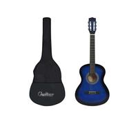 Guitare classique avec sac pour débutants Bleu 3 4 36 Bleu G