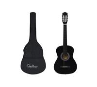 Guitare classique avec sac pour débutants Noir 3/4 36"