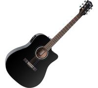 Guitare Classique Electro Acoustique Dreadnought 6 Corde EQ Pickup 3 Bandes Noir