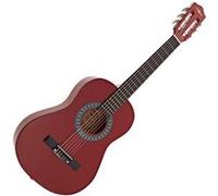 Guitare Classique Junior 1/2 par Gear4music, Rouge Rouge