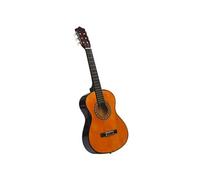 vidaXL Guitare classique de débutants et enfants 1-2 34"" Tilleul, bois foncé