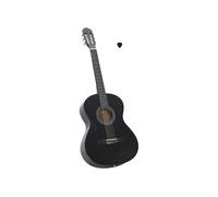 vidaXL Guitare classique pour débutants Noir 4/4 39" Tilleul Noir G