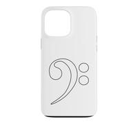 Guitare Clef Bassist Note de Musique Jazz Blues Coque pour iPhone 13 Pro Max