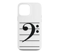 Guitare Clef Bassist Note de Musique Jazz Blues Coque pour iPhone 13 Pro Max