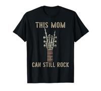 Guitare d'anniversaire « This Mom Can Still Rock on Skeleton Hand » T-Shirt