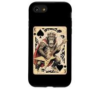 Guitare de Guitare Singe en métal Lourd King of Spades Coque pour iPhone SE (2020) / 7/8