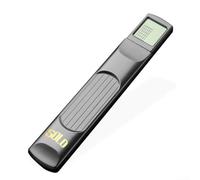 Guitare de poche numérique avec écran rotatif - Appareil d'entraînement d'accords et d'échelle pour débutants - Simulateur de cordes en acier silencieux - Renforceur de main 319 mm