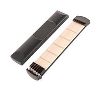 Guitare de poche portable 6 cordes 6 frettes avec touche acajou pour l'entraînement des débutants