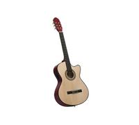 vidaXL Ensemble de guitare découpée classique 12 pcs 6 cordes Bleu 38""