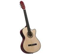 vidaXL Ensemble de guitare découpée classique 12 pcs 6 cordes Bleu 38""