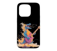 Guitare Dinosaure à Bascule pour Adultes et Enfants Coque pour iPhone 15 Pro