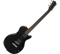 Guitare Électrique 2 Humbucker 22 Frettes LP-Style Single Cut Pickup Érable Noir