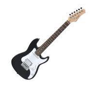 Rocktile Sphere Junior Guitare Électrique 3/4 Noire, Modèle: Sphere Junior | Guitare enfant en taille 3/4 (âge env. 8-14 ans), Corps: acajou, Manche: érable vissé, 1 Humbucker/1 micro Single Coil, 1 kg