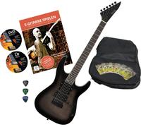 Guitare Electrique 6 Corde Set Debutant 24 Frettes Housse Corde Tremolo Plectres