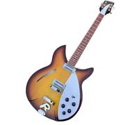 Guitare électrique à 6 cordes, corps en tilleul 360, touche palissandre, cordier «R», couleur marron éclaté