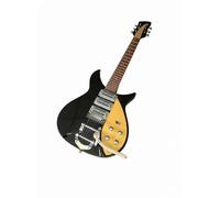 Guitare électrique à manche collé - 21 frettes Corps massif Finition brillante Deux micros humbuckers(Yellow)