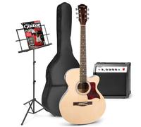 Guitare électrique acoustique MAX ShowKit - Bois - Set complet avec amplificateur et accessoires