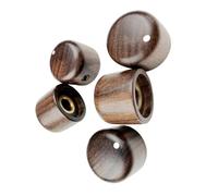 Guitare Électrique Avec Boutons De Volume Et De Tonalité Condensateurs Et Accessoires De Potentiomètre En Palissandre Boutons De Guitare Professionnels(5 PCS)