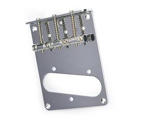 Guitare Électrique Avec Pont À Six Cordes Et Trois Touches Et Fileté Sous Le Cordier Chevalet De Guitare