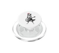 Guitare électrique Berger Australien pour fête de Noël PopSockets PopGrip pour MagSafe