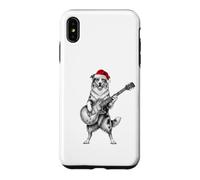Guitare électrique Berger Australien Rock Musique Noël Coque pour iPhone XS Max